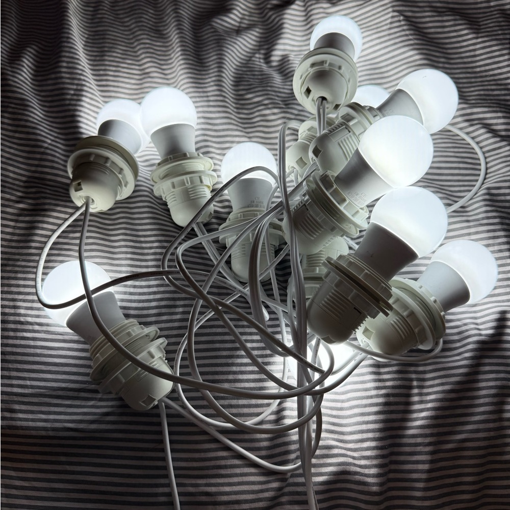 White Vanity Lights - Picture 2 of 2